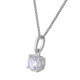 Orphelia® Women's Sterling Silver Chain with Pendant - Silver ZH-7010