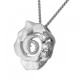 Orphelia® Women's Sterling Silver Chain with Pendant - Silver ZH-7091