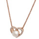 Orphelia® 'Alberte' Femmes Argent Collier avec pendentif - Rosé ZH-7233/RG