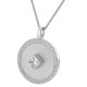 Orphelia® 'Huda' Dames Zilver 925 925 Collier - Zilverkleurig ZH-7290