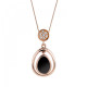 Orphelia® 'Alda' Women's Sterling Silver Chain with Pendant - Rose ZH-7470