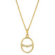 Orphelia® 'Amaliada' Dames Zilver 925 925 Hanger met Ketting - Goudkleurig ZH-7572