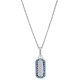 Orphelia® 'Malaga' Dames Zilver 925 925 Hanger met Ketting - Zilverkleurig ZH-7573