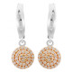 Orphelia® 'Leanna' Femmes Argent Boucle d'oreille - Argent/Rose ZO-7120
