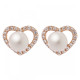 Orphelia® 'Alberte' Femmes Argent Puce d'oreille - Rosé ZO-7233/RG