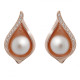 Orphelia® 'Sophia' Femmes Argent Puce d'oreille - Rosé ZO-7234/RG