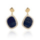 Orphelia® 'Amara' Femmes Argent Boucle d'oreille - Or ZO-7468