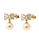 Orphelia® 'Sparkle' Femmes Argent Boucle d'oreille - Or ZO-7512