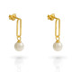 Orphelia® 'Grand' Femmes Argent Boucle d'oreille - Or ZO-7558/G