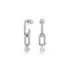Swarovski® 'Constella' Dames Metaal Oorhangers - Zilverkleurig 5728584