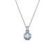 Swarovski® 'Birthstone' Women's Base Metal Necklace - Silver 5651794