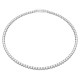 Swarovski® 'Matrix' Women's Base Metal Necklace - Silver 5681796