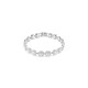 Swarovski® 'Una' Women's Base Metal Bracelet - Silver 5682279