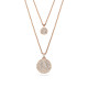 Swarovski® 'Meteora' Women's Gold Plated Metal Necklace - Rose 5683449