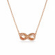 Swarovski® 'Hyperbola' Women's Gold Plated Metal Necklace - Rose 5684084