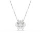 Swarovski® 'Idyllia' Women's Base Metal Necklace - Silver 5691484