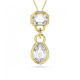 Swarovski® 'Dextera' Women's Gold Plated Metal Necklace - Gold 5663339