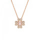 Swarovski® 'Idyllia' Women's Gold Plated Metal Necklace - Rose 5674211