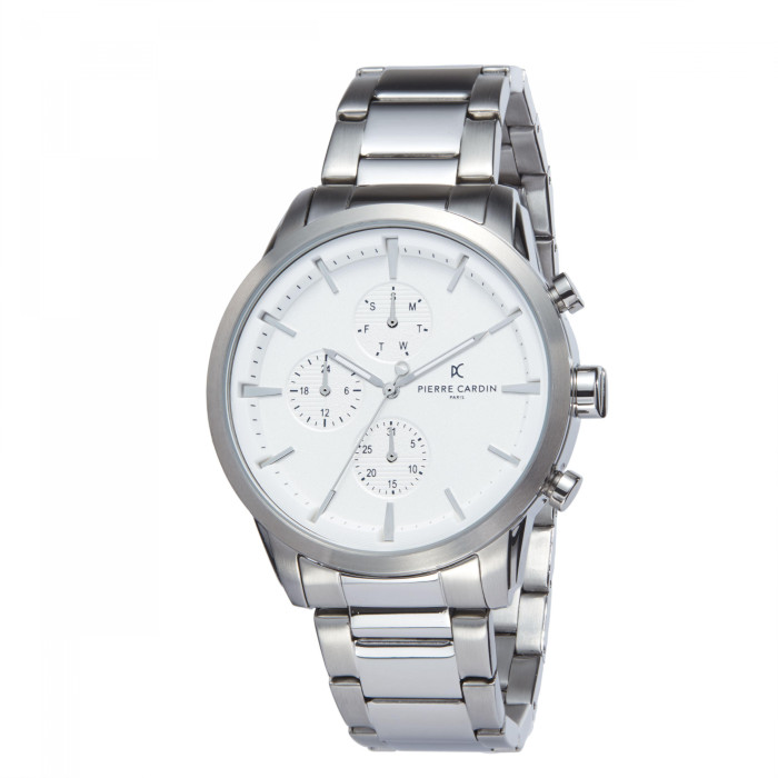 Pierre cardin silver watch hotsell