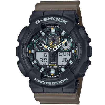 Casio® Analogue-digital 'G-shock' Men's Watch GA-100TU-1A3ER