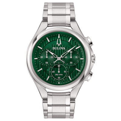 Bulova® Chronograph 'Curv' Men's Watch 96A297