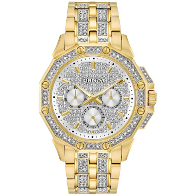 Bulova® Multi Dial 'Crystal Octava' Men's Watch 98C126