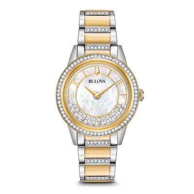 Bulova® Analogue 'Turnstyle' Women's Watch 98L245