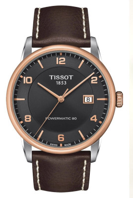 Tissot® Analogue 'Luxury Powermatic 80' Men's Watch T0864072606700