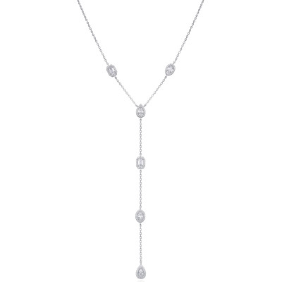 Gena.paris® 'Gabriella' Women's Sterling Silver Necklace - Silver GC1580-W