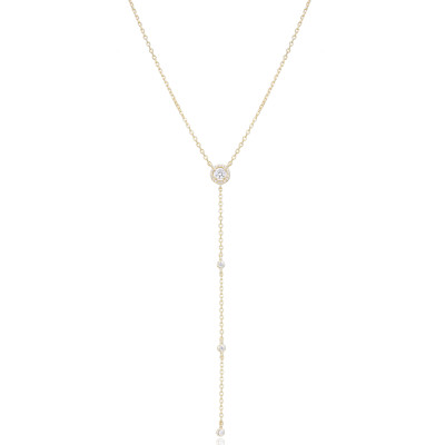 Gena.paris® 'The One' Women's Sterling Silver Necklace - Gold GC1597-Y