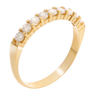 Orphelia® Women's Yellow gold 18C Ring RD-3056