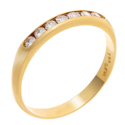 Orphelia® Women's Yellow gold 18C Ring RD-3058