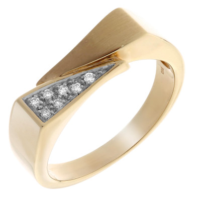 Orphelia® Women's Two-Tone 18C Ring RD-33013