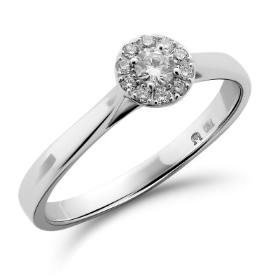 Whitegold 18 C Ring RD-3921/10 #1