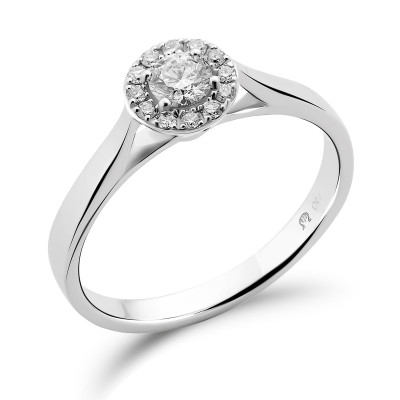 Whitegold 18 C Ring RD-3921/20 #1