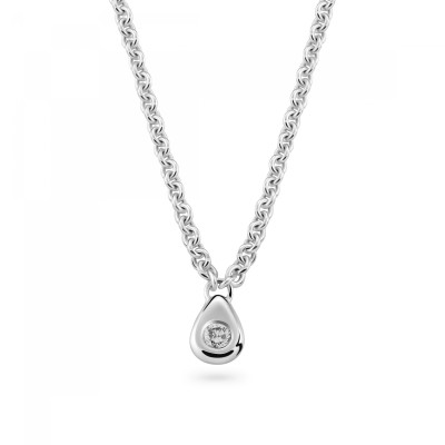 Orphelia® 'Arina' Women's Whitegold 18C Necklace - Silver TR-018/1