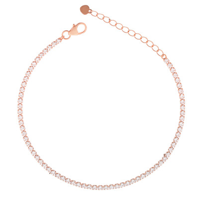 Orphelia® Women's Sterling Silver Bracelet - Rose ZA-7275/RG