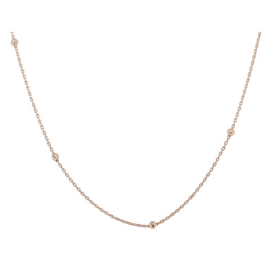 Orphelia® Women's Sterling Silver Chain without Pendant - Rose ZK-7200/RG