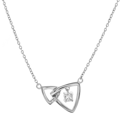 Orphelia® 'Santorini' Women's Sterling Silver Necklace - Silver ZK-7570