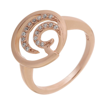 Orphelia® Women's Sterling Silver Ring - Rose ZR-7084/1