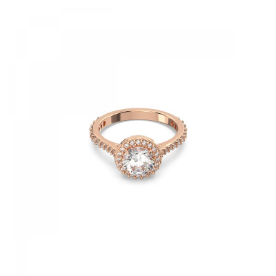 Swarovski® 'Constella' Women's Gold Plated Metal Ring - Rose 5639404