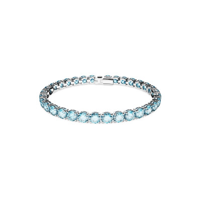 Swarovski® 'Matrix' Women's Base Metal Bracelet - Silver 5648929