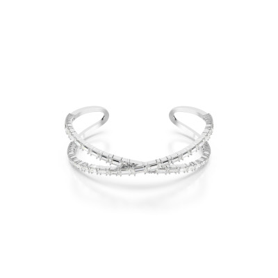 Swarovski® 'Hyperbola' Women's Base Metal Bracelet - Silver 5677626