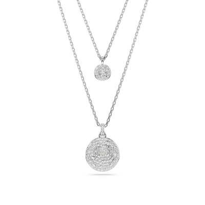 Swarovski® 'Meteora' Women's Base Metal Necklace - Silver 5684244