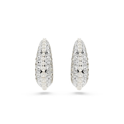 Swarovski® 'Sublima' Women's Base Metal Drop Earrings - Silver 5692107