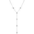 Gena.paris® 'Gabriella' Women's Sterling Silver Necklace - Rose GC1580-R