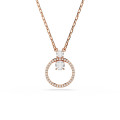 Swarovski® 'Dextera' Women's Gold Plated Metal Necklace - Rose 5692266
