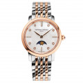 Frederique Constant® Analogue 'Slimline Moonphase' Women's Watch FC-206MPWD1S2B