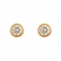 Orphelia Alexandria Women's Yellow-gold 18k Stud Earrings OD-5329/1 #1