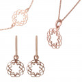Orphelia Women's Silver Set: Bracelet + Earrings + Necklace SET-7076/1 #1